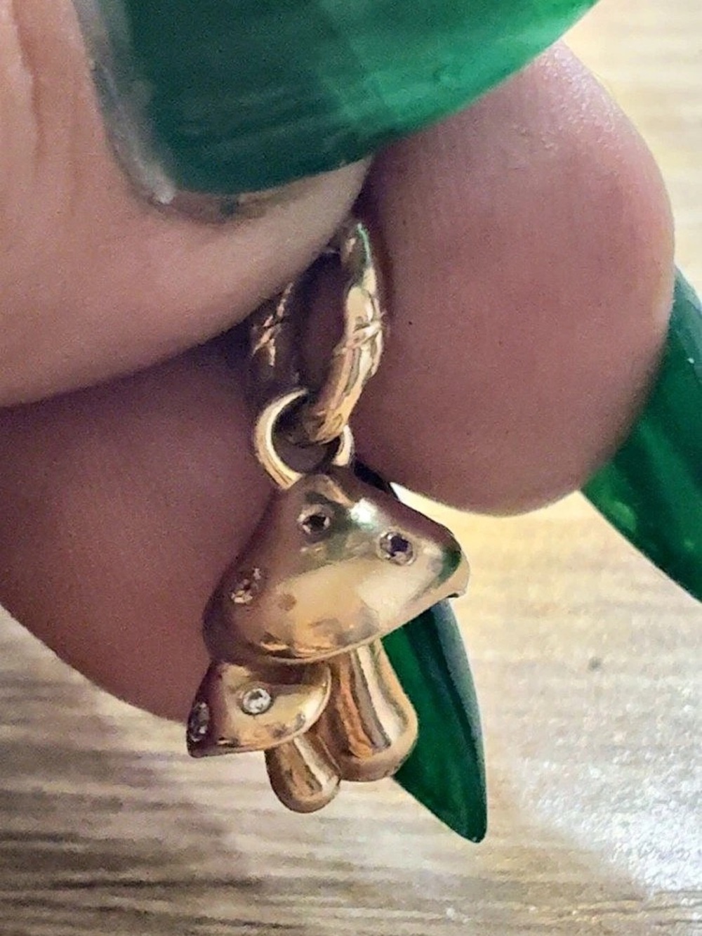 PANDORA Mushroom pendant in rose gold